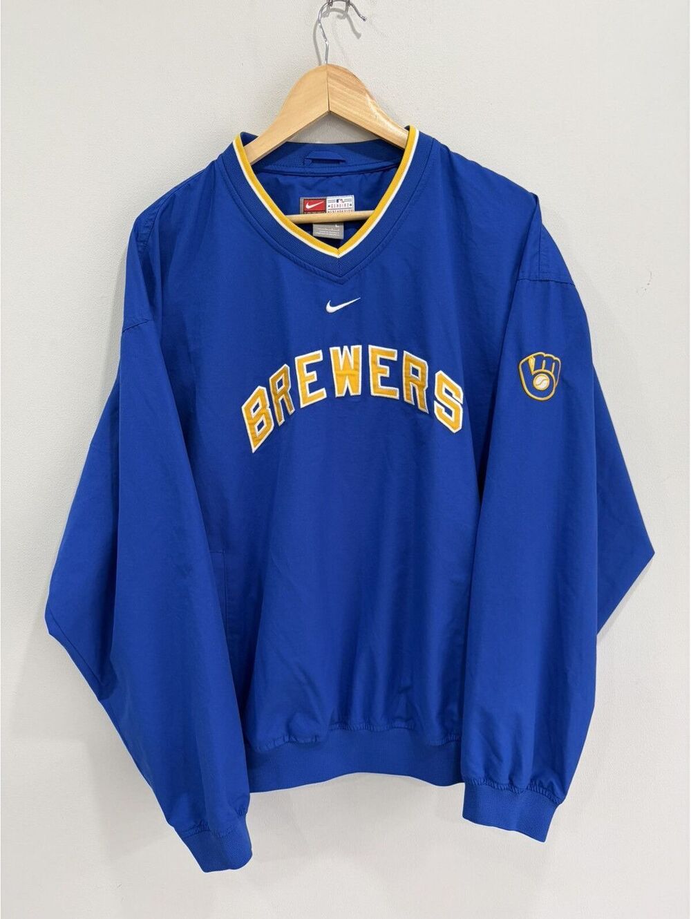 Vintage Brewers Nike Center Swoosh Pullover Jacket